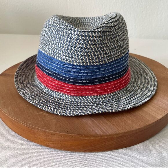 Carter’s straw fedora red white and blue 2-4T - Picture 3 of 6